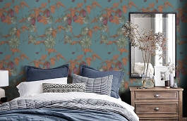 Обои 117080 фото в интерьере спальни превью