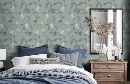 Обои 117084 фото в интерьере спальни превью