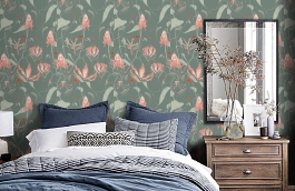 Обои 117086 фото в интерьере спальни превью