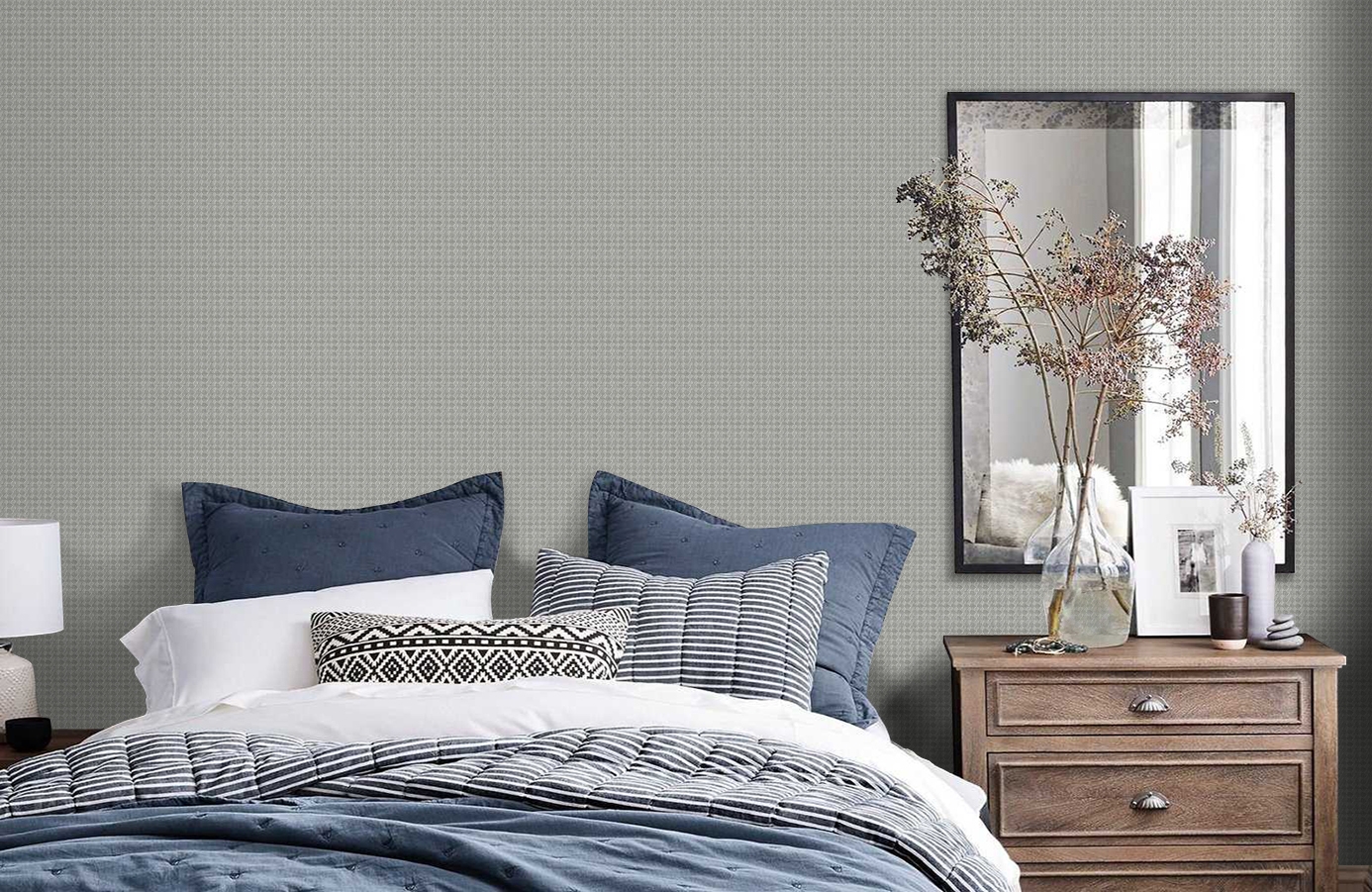 Обои Z44853 фото в интерьере спальни