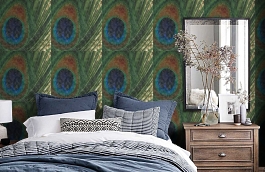 Обои 52726 фото в интерьере спальни превью