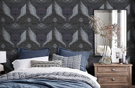 Обои 54454 фото в интерьере спальни превью