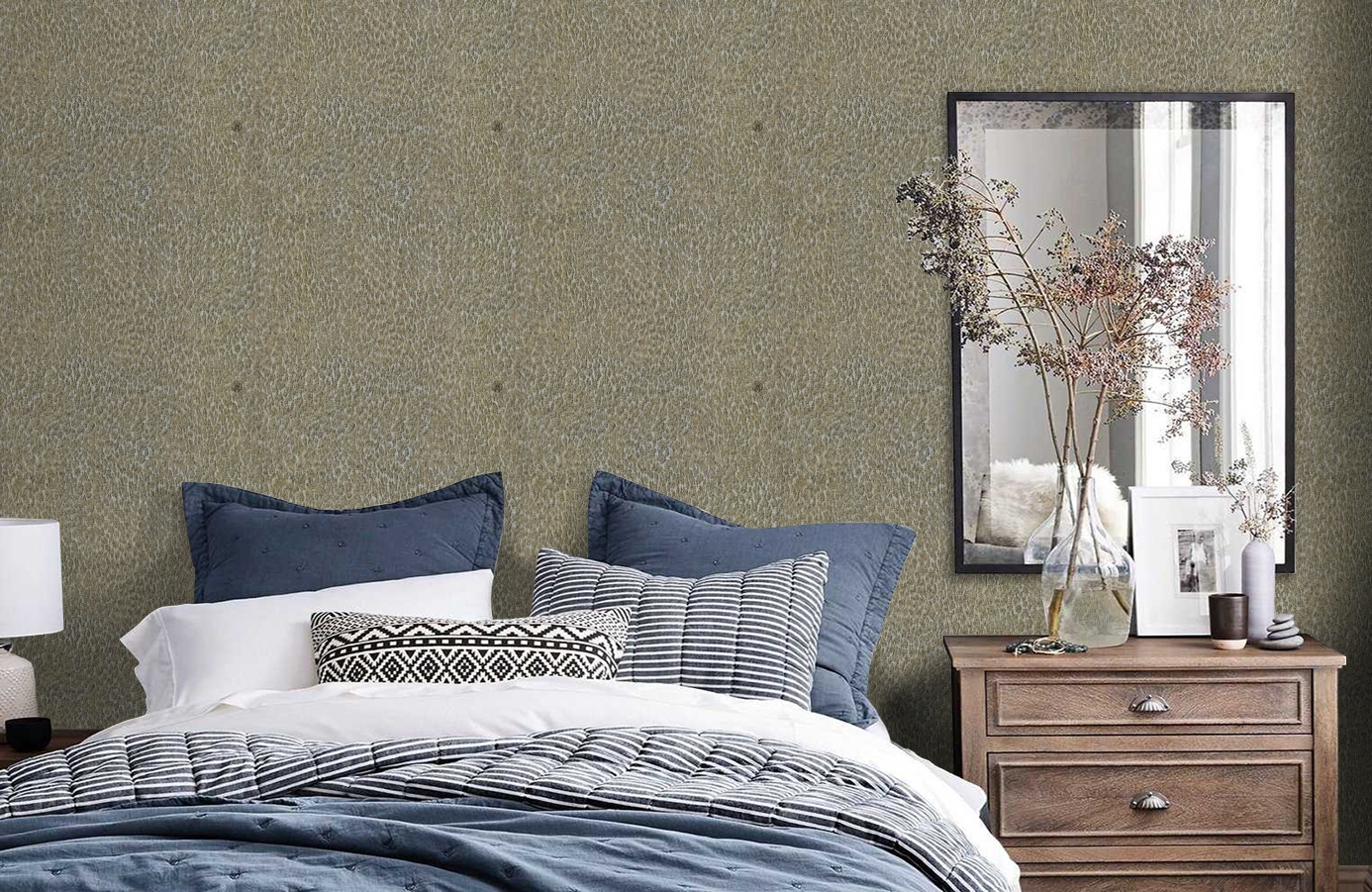 Обои 17086 фото в интерьере спальни