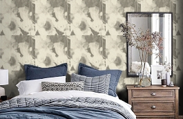 Обои 23003-1 фото в интерьере спальни превью