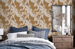 Обои 23003-2 фото в интерьере спальни превью