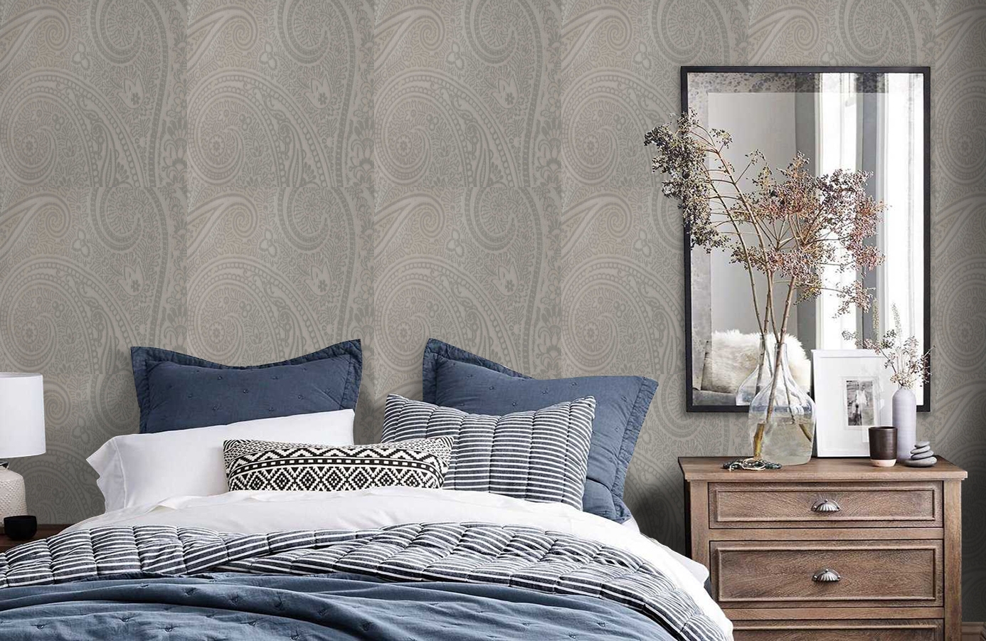 Обои 275023 фото в интерьере спальни