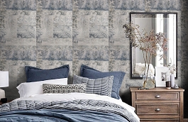 Обои 310030 фото в интерьере спальни превью