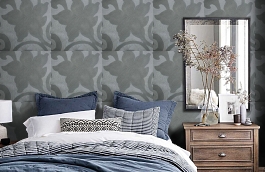 Обои 400008 фото в интерьере спальни превью