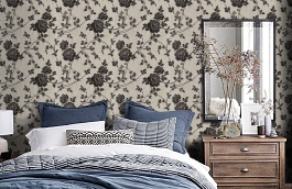 Обои 400028 фото в интерьере спальни превью