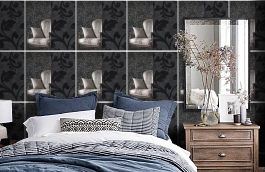 Обои 500028 фото в интерьере спальни превью