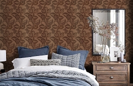 Обои 700050 фото в интерьере спальни превью