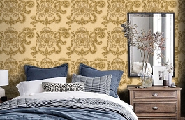 Обои 916003 фото в интерьере спальни превью