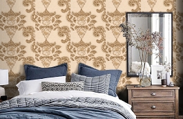 Обои 916034 фото в интерьере спальни превью