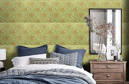 Обои 9700V1 фото в интерьере спальни превью