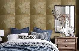 Обои BT614202 фото в интерьере спальни превью