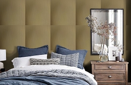 Обои BT614302 фото в интерьере спальни превью