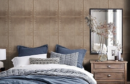 Обои HM17102 фото в интерьере спальни превью