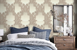 Обои LA16136 фото в интерьере спальни превью