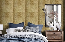 Обои LG610502 фото в интерьере спальни превью