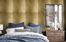 Обои LG610503 фото в интерьере спальни превью