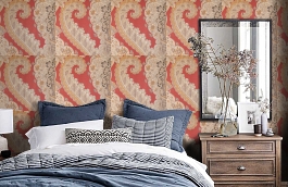 Обои MC149203 фото в интерьере спальни превью