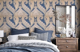 Обои MC149204 фото в интерьере спальни превью