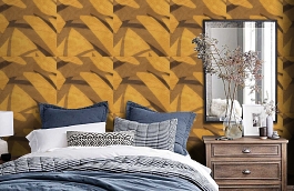 Обои SA300006 фото в интерьере спальни превью