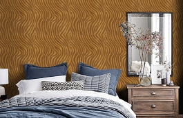 Обои SA300023 фото в интерьере спальни превью