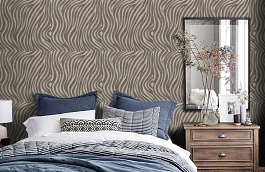 Обои SA300024 фото в интерьере спальни превью