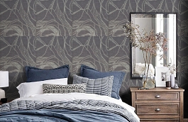 Обои SE125011 фото в интерьере спальни превью