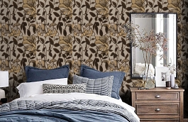 Обои VE165000 фото в интерьере спальни превью