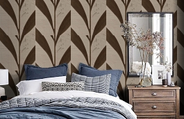 Обои VE165023 фото в интерьере спальни превью