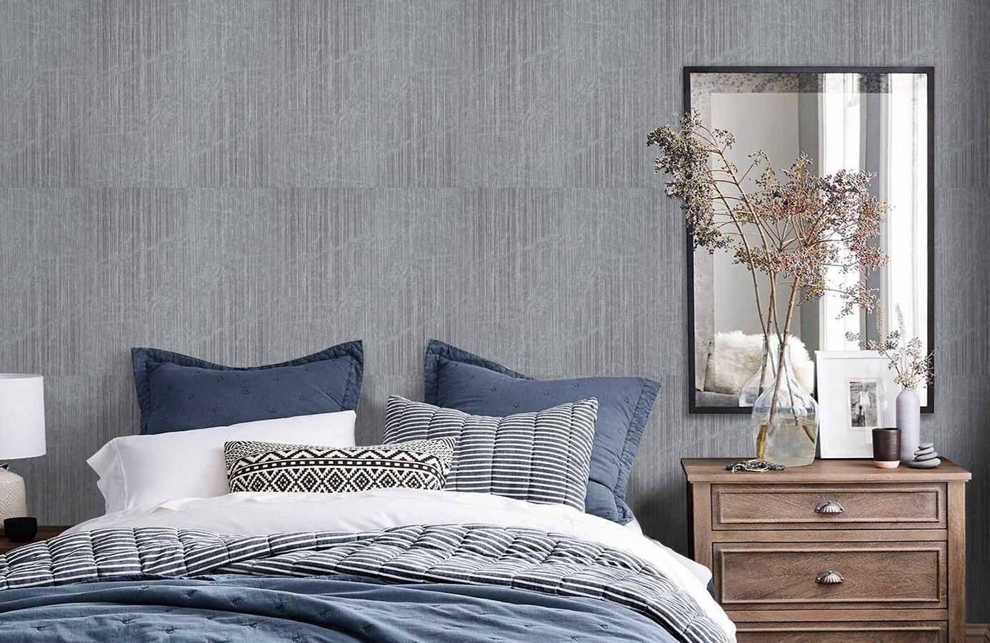 Обои VE165046 фото в интерьере спальни Обои VE165046 фото в интерьере спальни