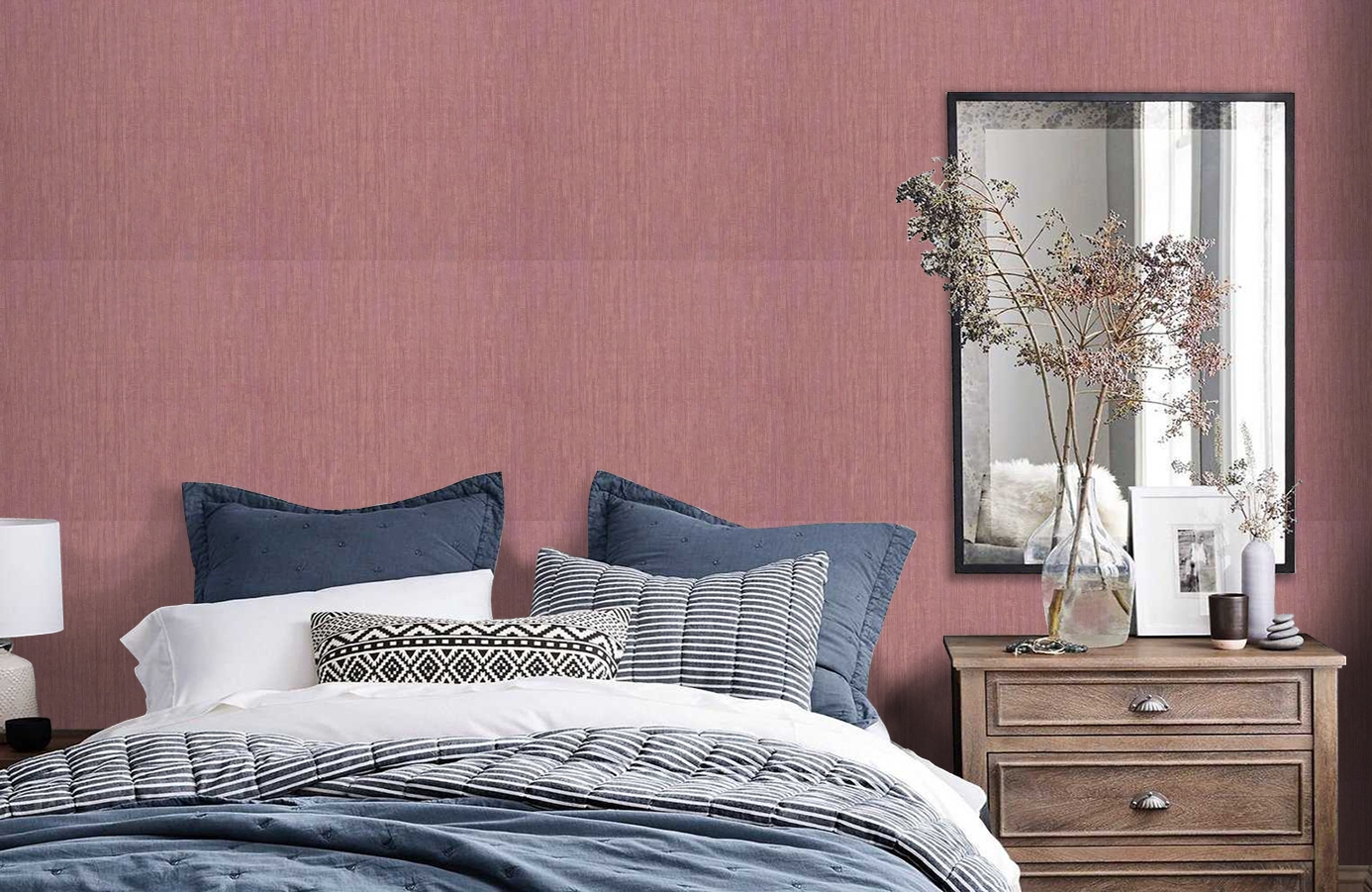 Обои 72401753 фото в интерьере спальни