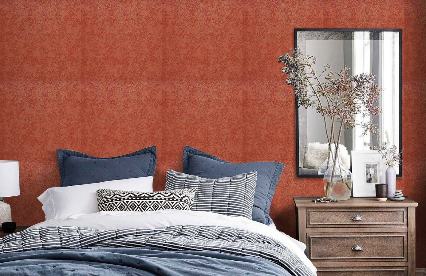 Обои 72410408 фото в интерьере спальни