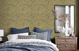 Обои CER203 фото в интерьере спальни превью