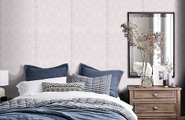 Обои DAM304 фото в интерьере спальни превью