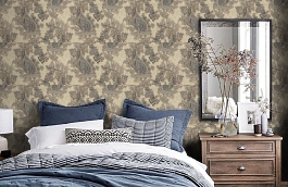 Обои 2008 фото в интерьере спальни превью