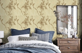 Обои 2442 фото в интерьере спальни превью