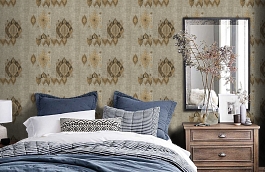 Обои 3545 фото в интерьере спальни превью