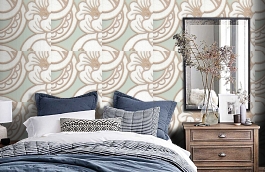 Обои 4221 фото в интерьере спальни превью