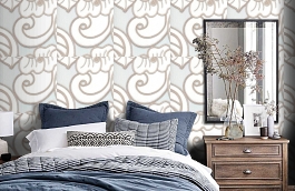 Обои 4227 фото в интерьере спальни превью