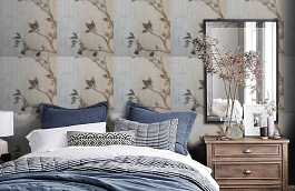 Обои 7421 фото в интерьере спальни превью