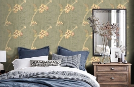 Обои 7429 фото в интерьере спальни превью