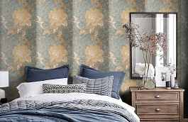 Обои 7434 фото в интерьере спальни превью