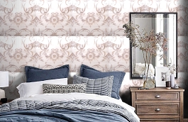 Обои 9016 фото в интерьере спальни превью