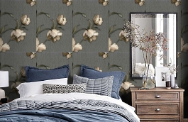 Обои 9814 фото в интерьере спальни превью