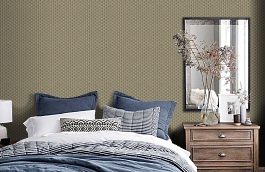 Обои Z42619 фото в интерьере спальни превью