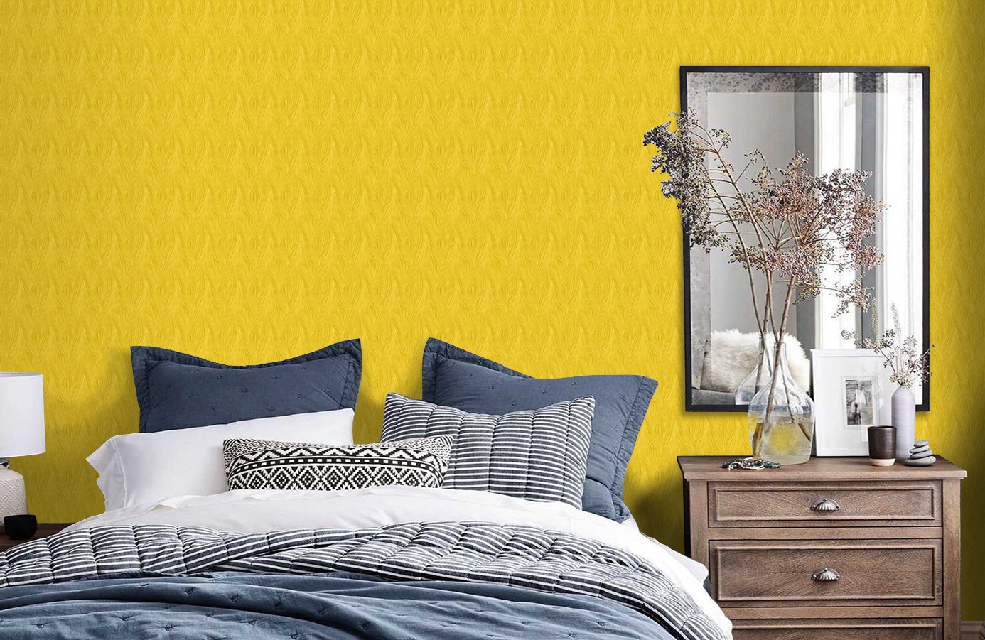 Обои Z90049 фото в интерьере спальни