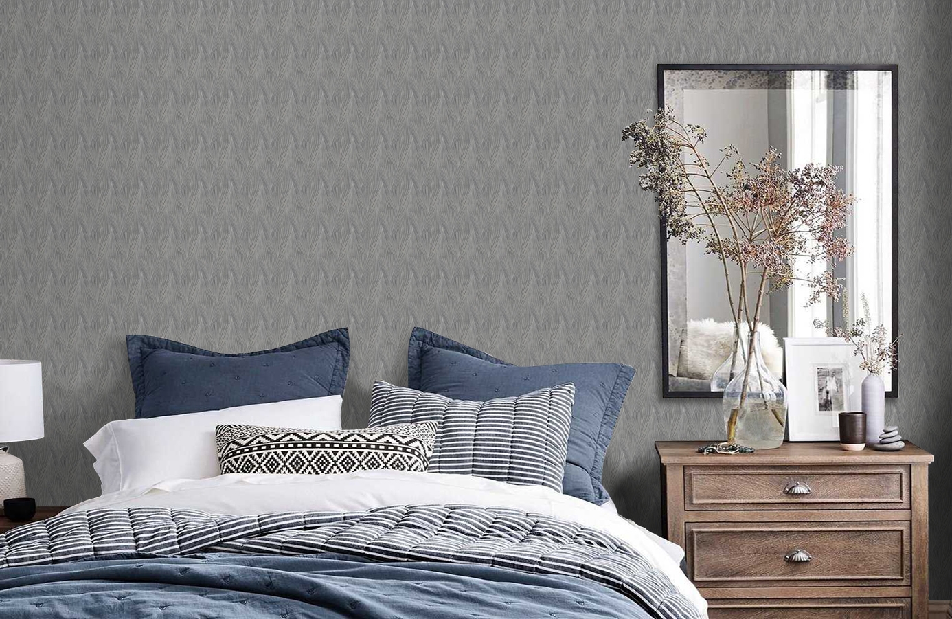 Обои Z90051 фото в интерьере спальни